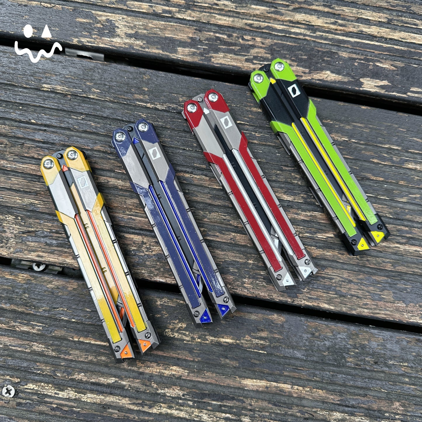 RGX Knife Metal Blunt Blade Butterfly Trainer Cosplay Prop Game Replica