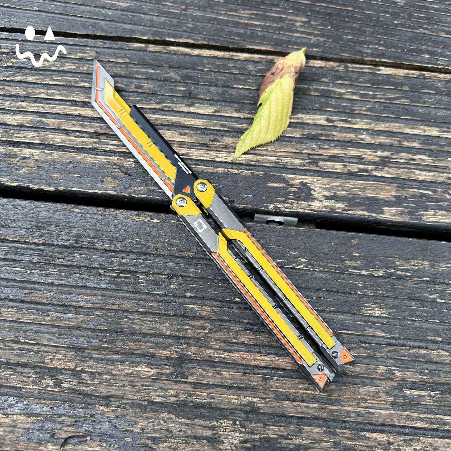 RGX Knife Metal Blunt Blade Butterfly Trainer Cosplay Prop Game Replica