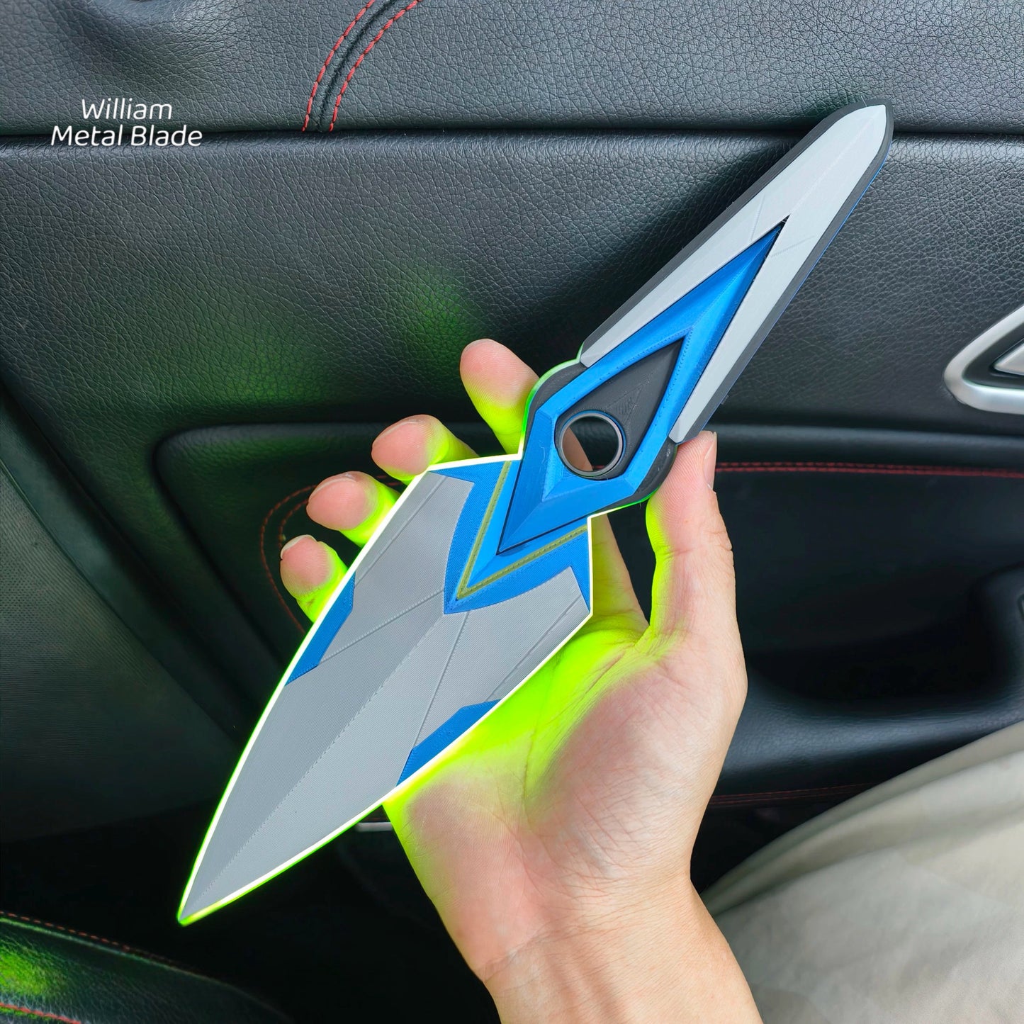 Radiant Drift Kunai Acrylic Game Weapon Lamp Replica