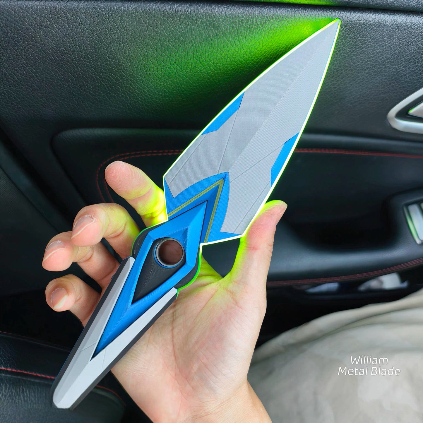 Radiant Drift Kunai Acrylic Game Weapon Lamp Replica