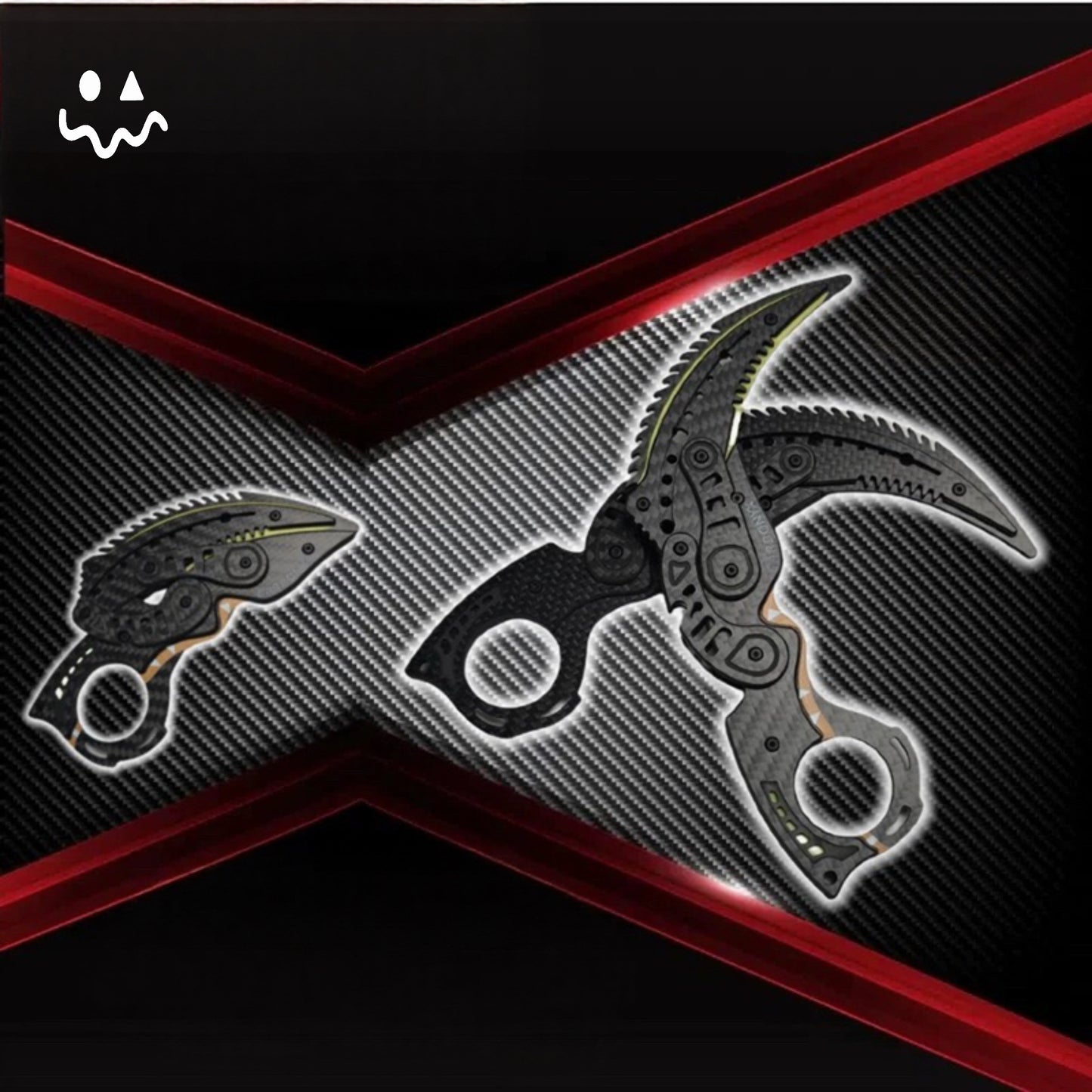 Real Carbon Fiber Karambit Trainer
