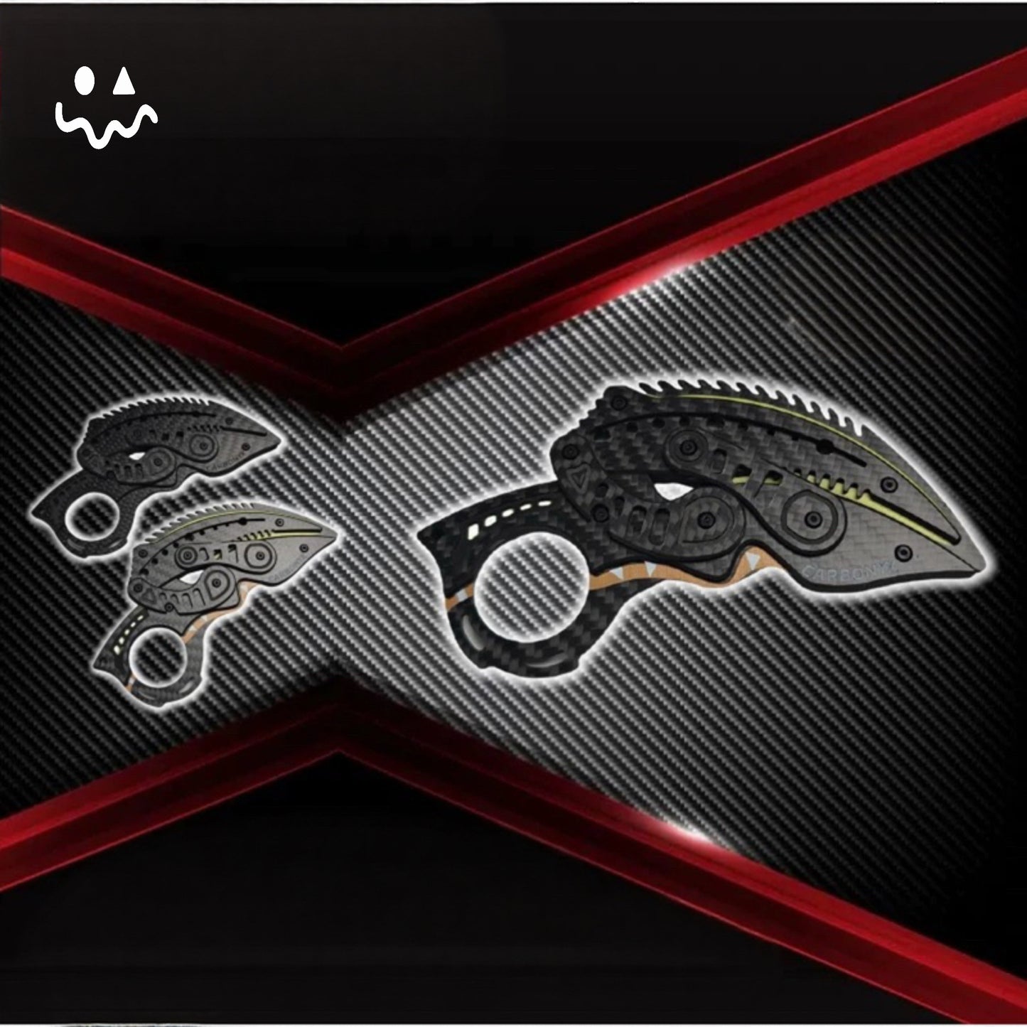 Real Carbon Fiber Karambit Trainer