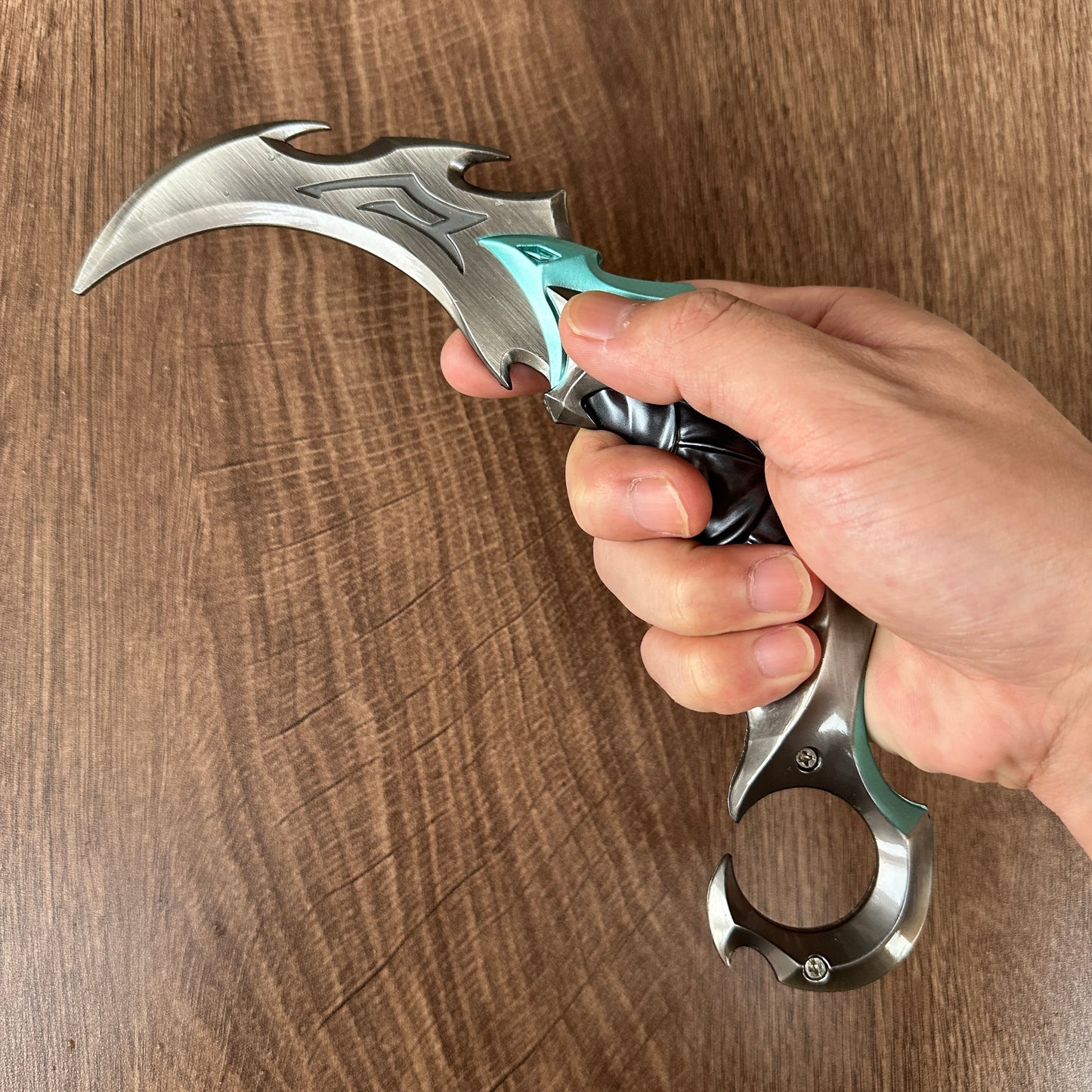 Reaver Karambit Metal Blunt Blade Trainer Cosplay Prop Game Replica