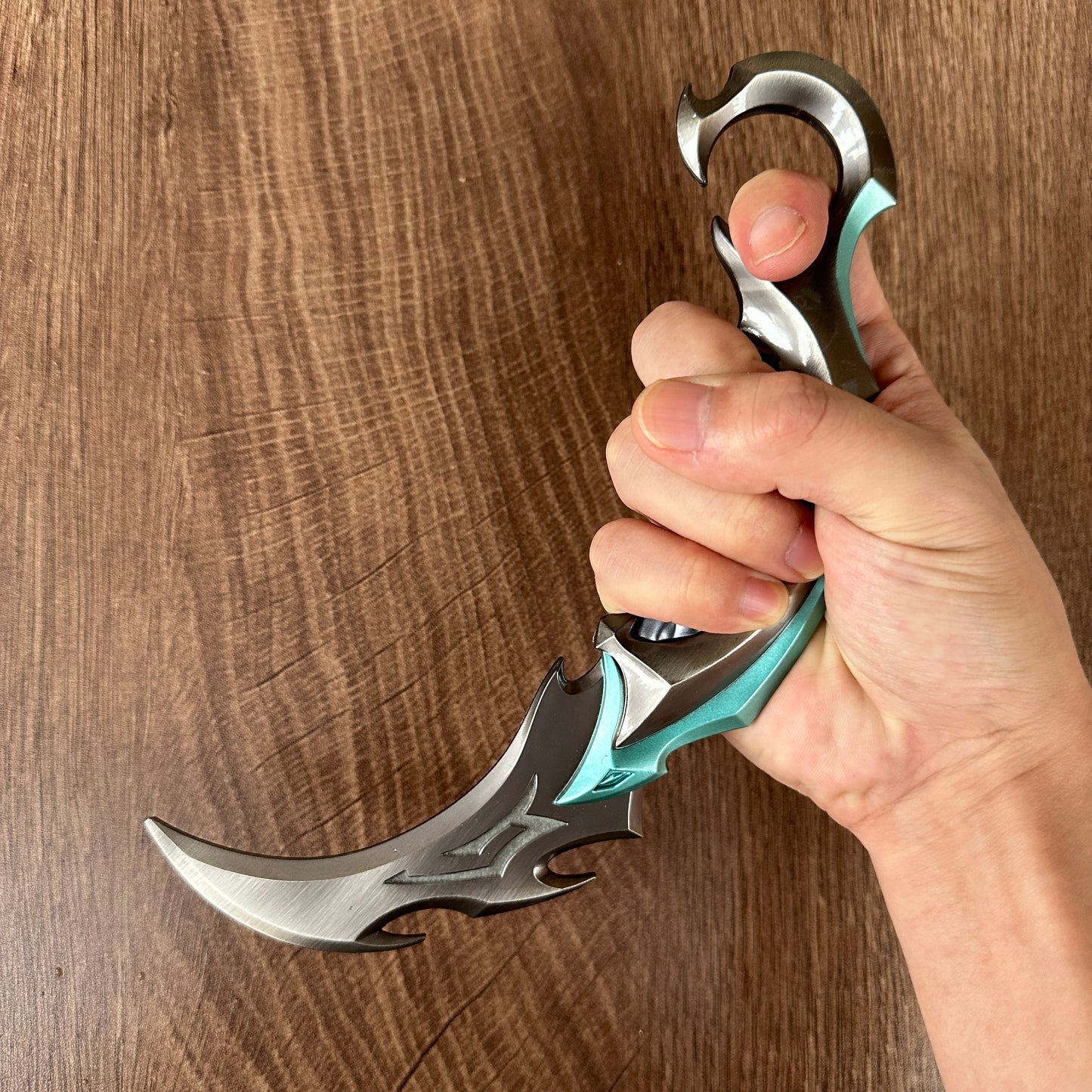 Reaver Karambit Metal Blunt Blade Trainer Cosplay Prop Game Replica