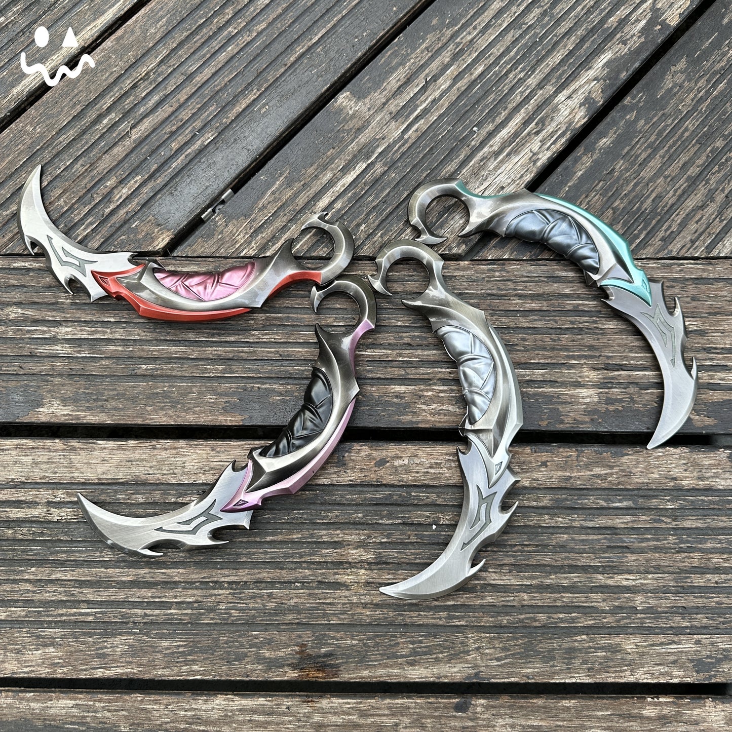 Reaver Karambit Metal Blunt Blade Trainer Cosplay Prop Game Replica