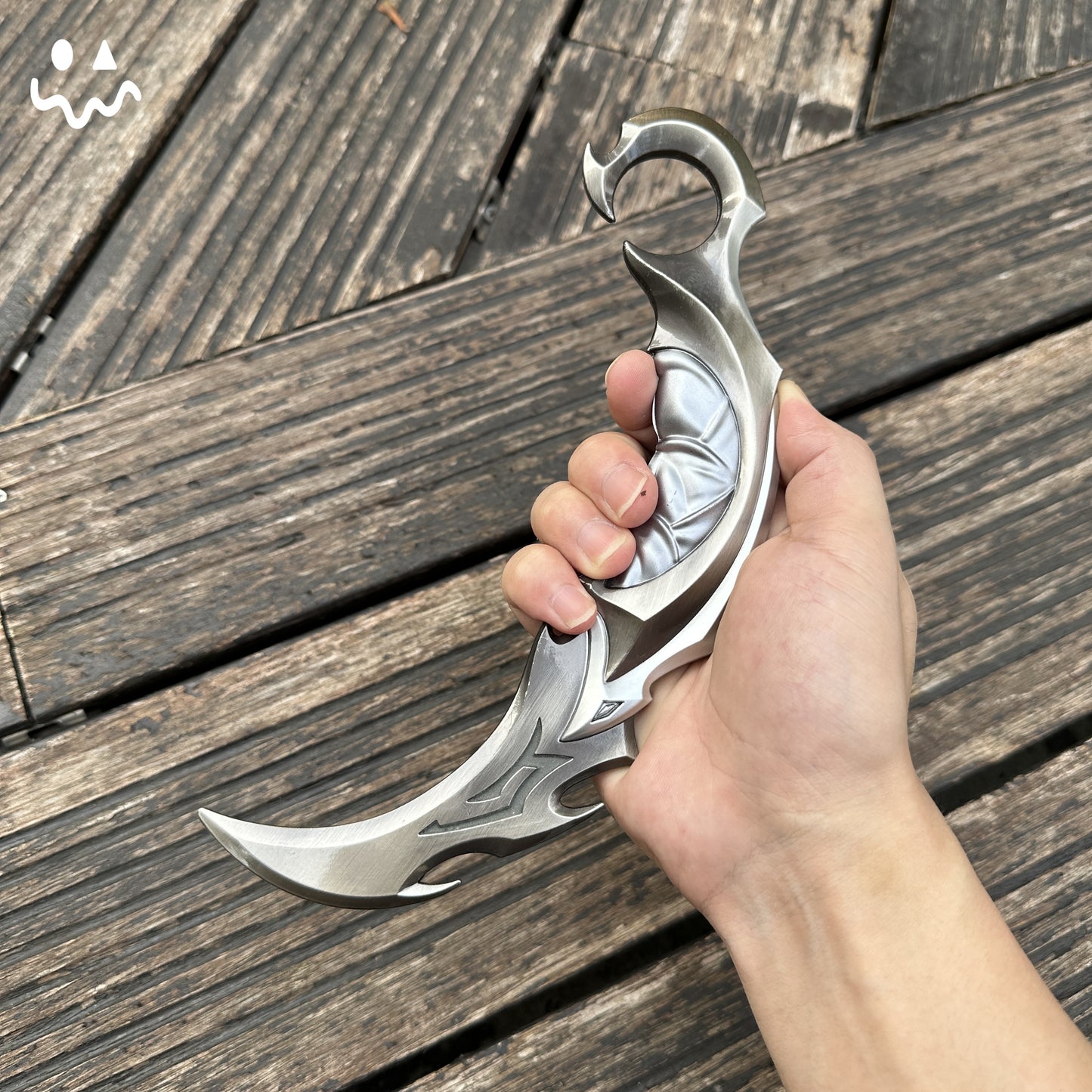 Reaver Karambit Metal Blunt Blade Trainer Cosplay Prop Game Replica