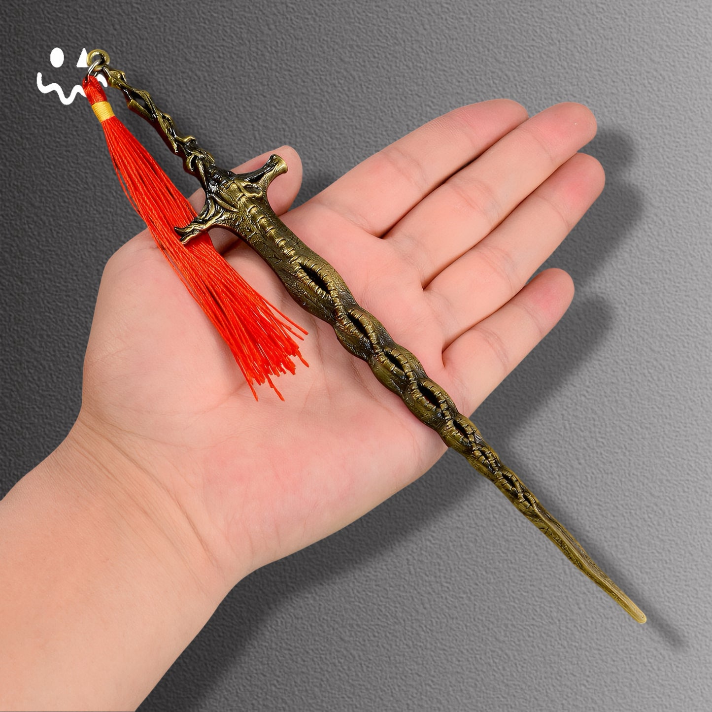ER 22CM/8.7" Metal Sacred Relic Sword Miniature Weapon