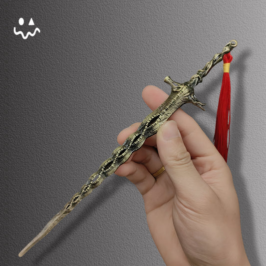 ER 22CM/8.7" Metal Sacred Relic Sword Miniature Weapon