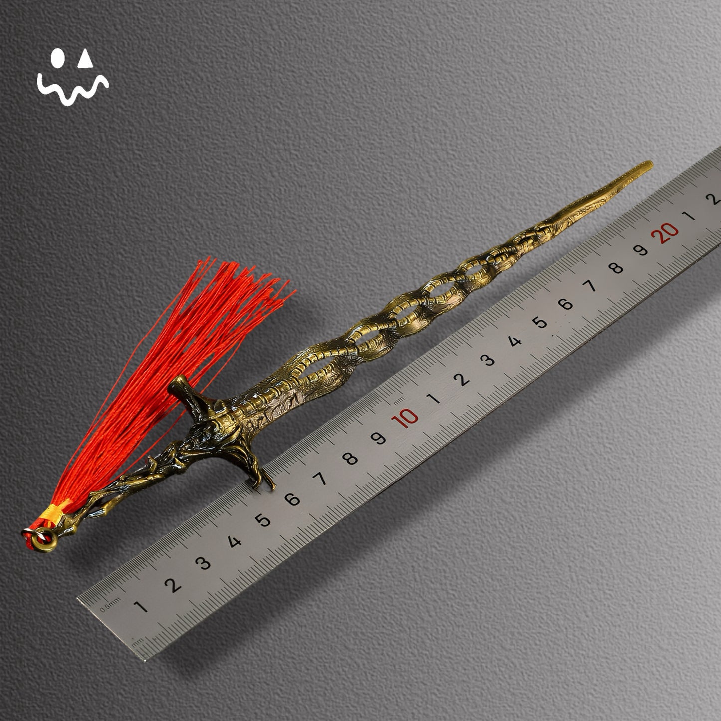 ER 22CM/8.7" Metal Sacred Relic Sword Miniature Weapon
