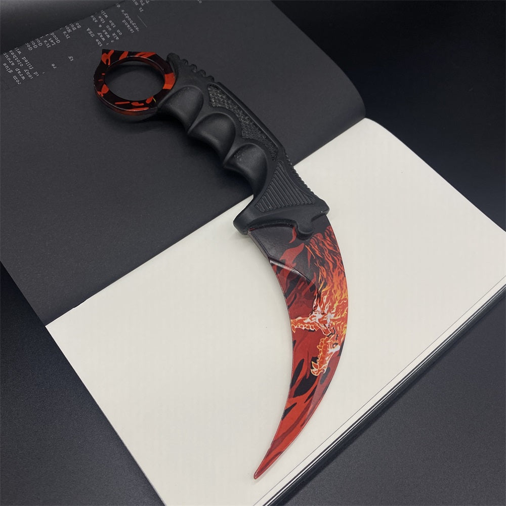 CSGO Gamma Box Roar Skin Karambit Stumpfe Klinge Messer Trainer