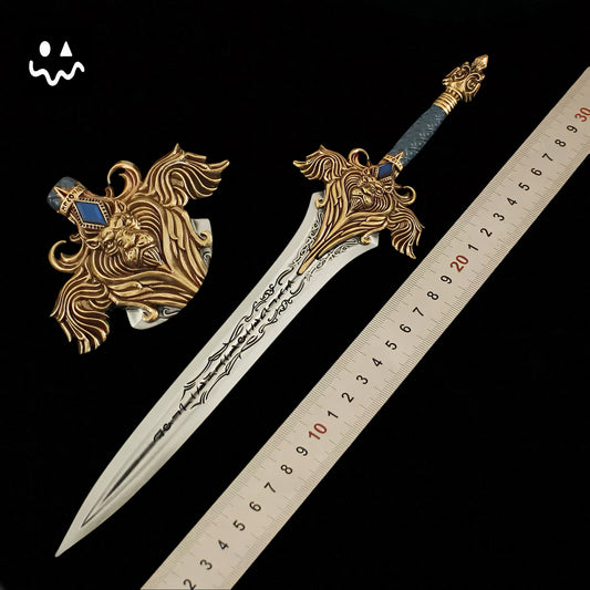 30CM/11.8" Classical Game Royal Guard Sword With Sheath Fan Art For Display