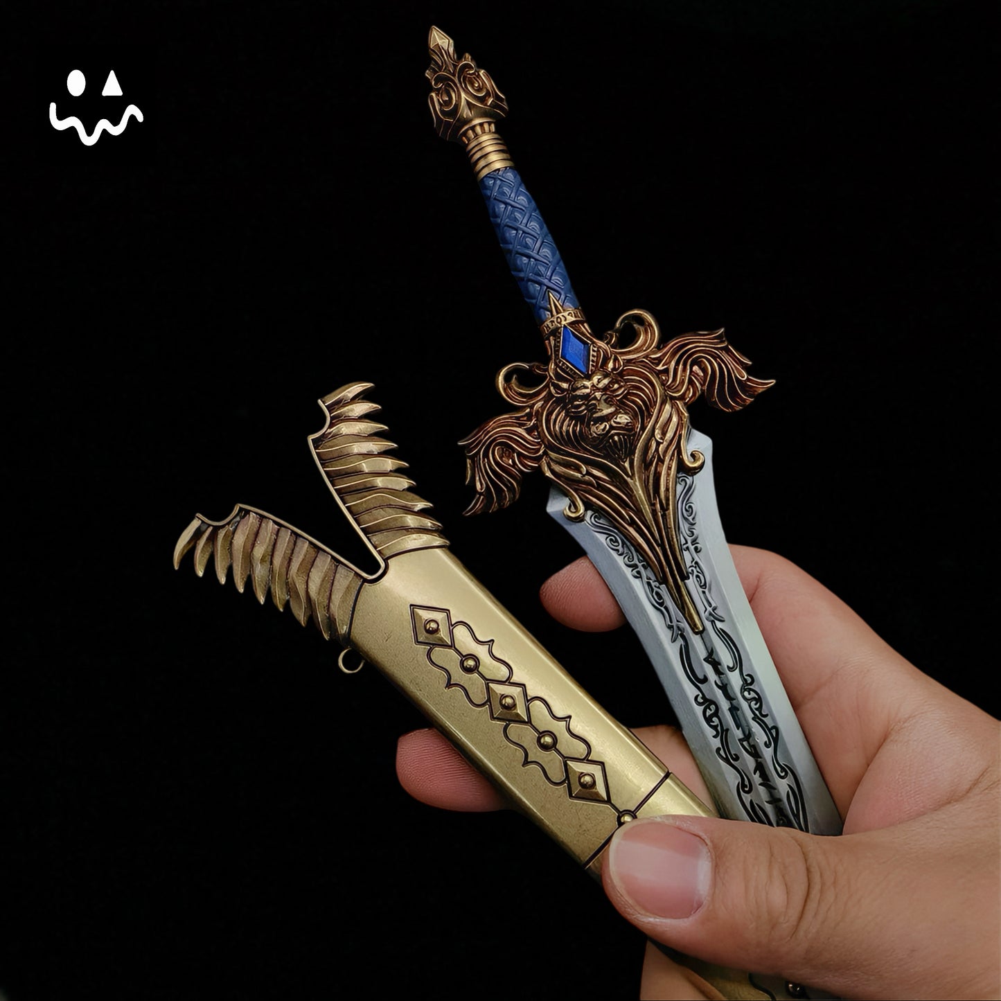 30CM/11.8" Classical Game Royal Guard Sword With Sheath Fan Art For Display