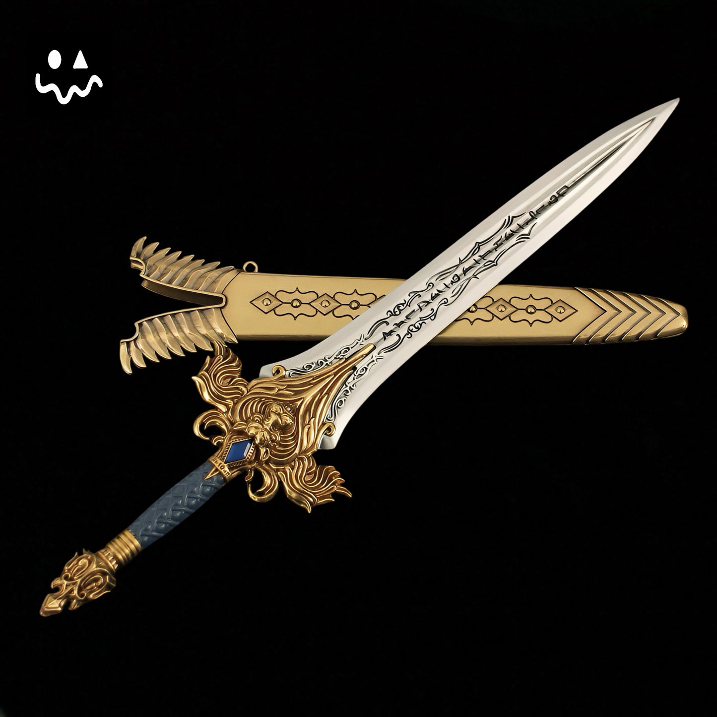 30CM/11.8" Classical Game Royal Guard Sword With Sheath Fan Art For Display
