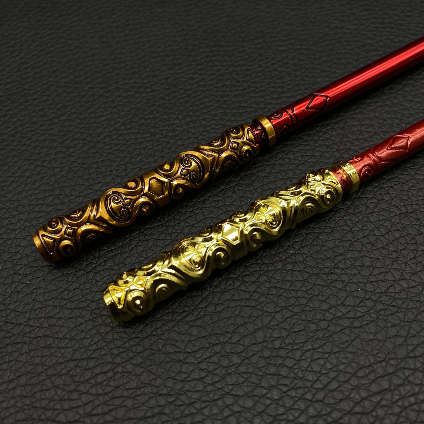 Metal Ruyi Staff Game Weapon Replica 2 In 1 Pack