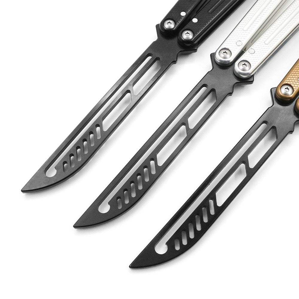 SF-7 Series Sea Monster Butterfly Knife Uncut Aluminum Alloy Handle Fancy Training Swing Knife