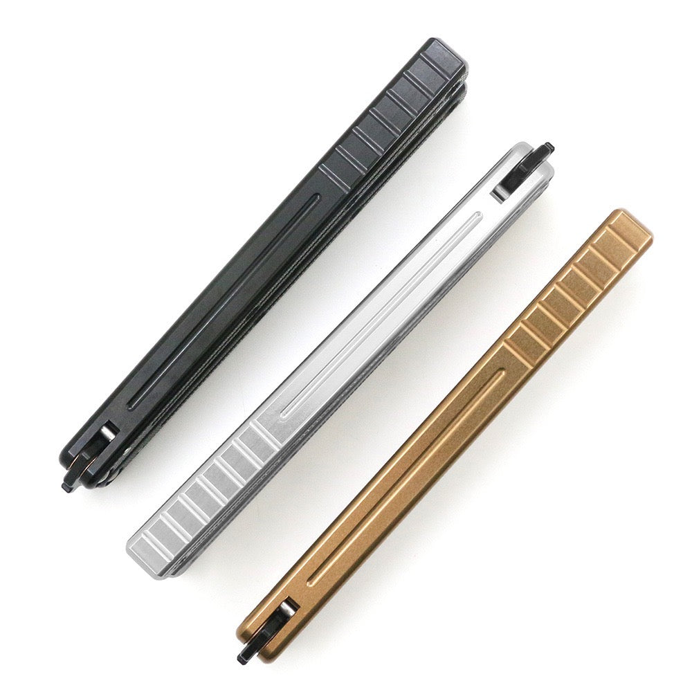 SF-7 Series Sea Monster Butterfly Knife Uncut Aluminum Alloy Handle Fancy Training Swing Knife