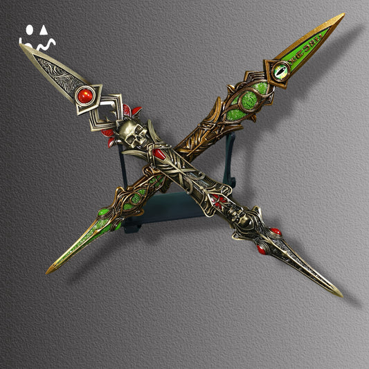 DL Metal Ghost Douluo's Blade of Life's Sentinel Dagger Mini Replica