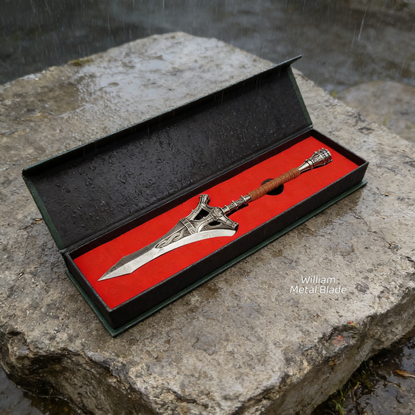 Serpent Hunter Spear Metal Replica With Gift Box
