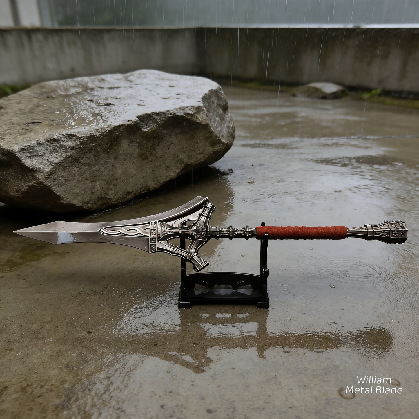 Serpent Hunter Spear Metal Replica With Gift Box