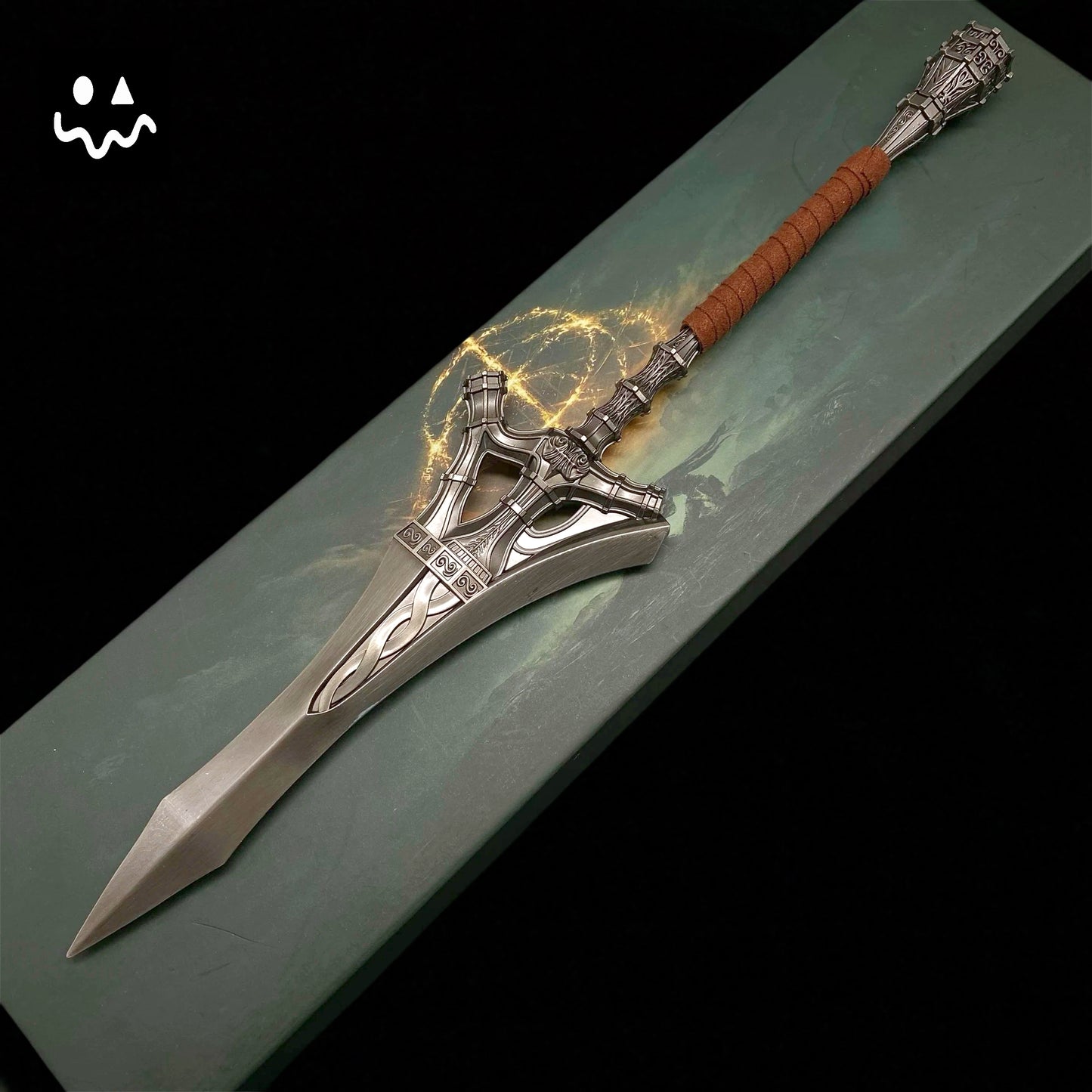 Serpent Hunter Spear Metal Replica With Gift Box