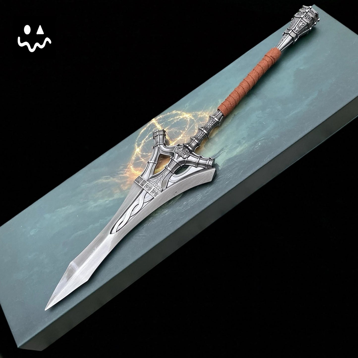 Serpent Hunter Spear Metal Replica With Gift Box