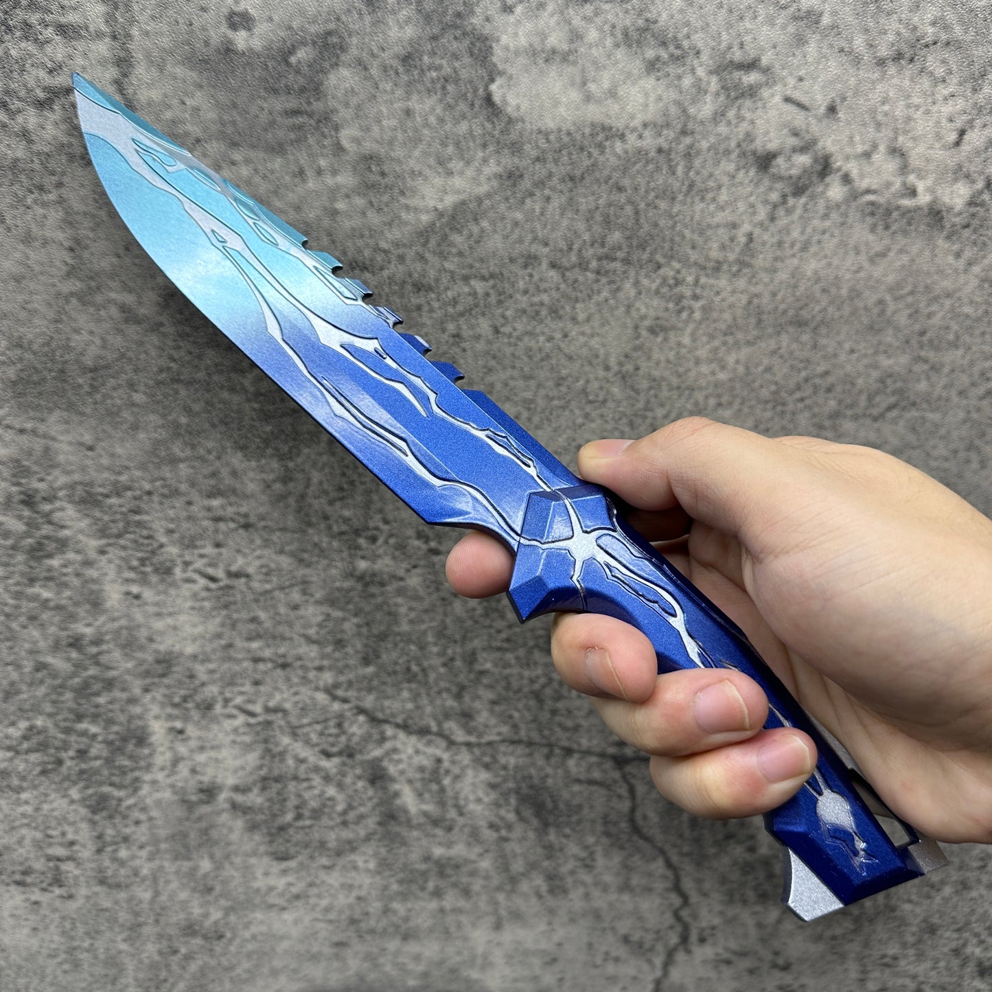 24CM/9.5 Metal Smite Knife Balisong Blunt Blade Butterfly Trainer