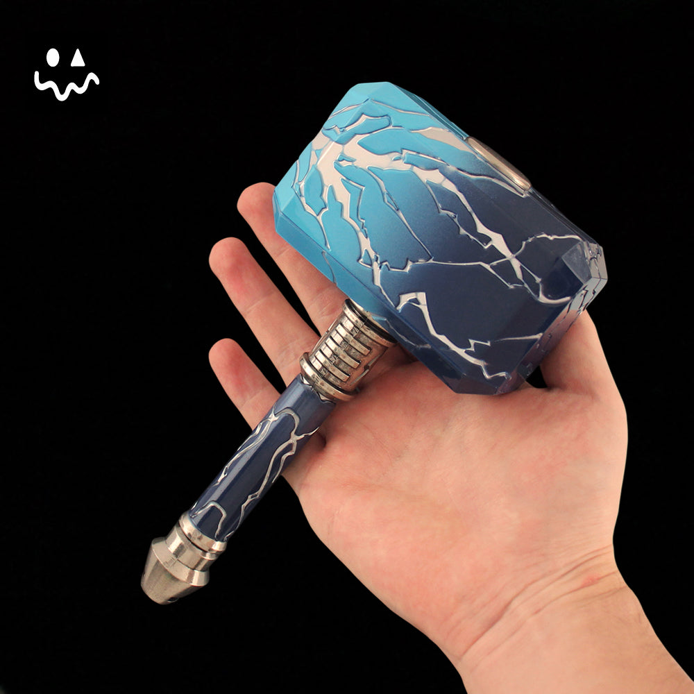 Val Smite Hammer Model Replica Metal Game Weapon Pop