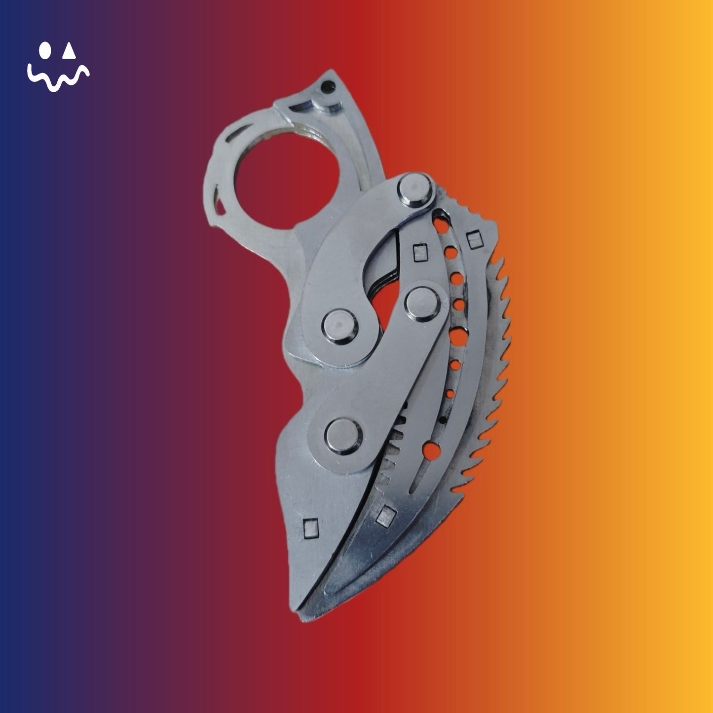 Stainless Steel Karambit Trainer Blunt Blade