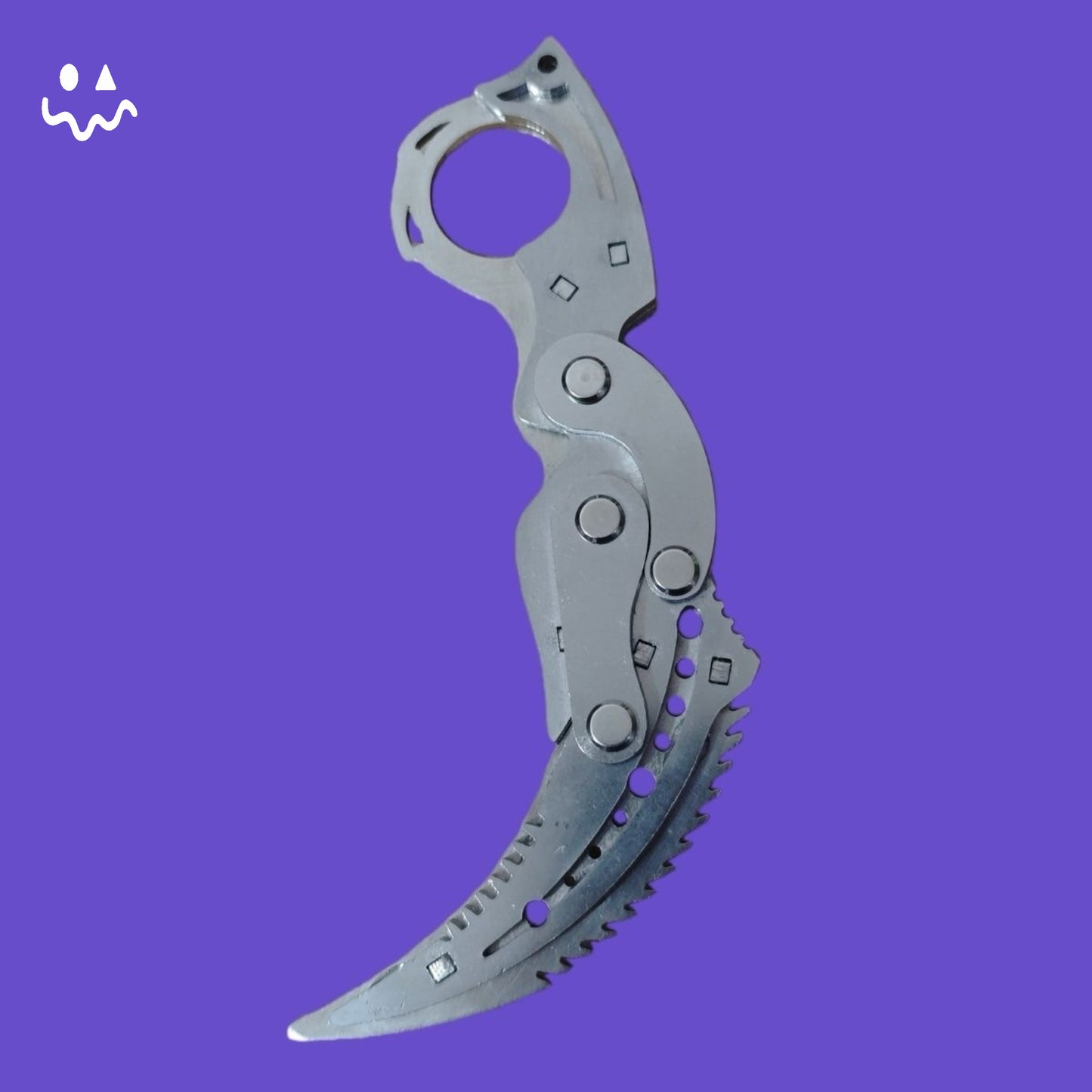 Stainless Steel Karambit Trainer Blunt Blade