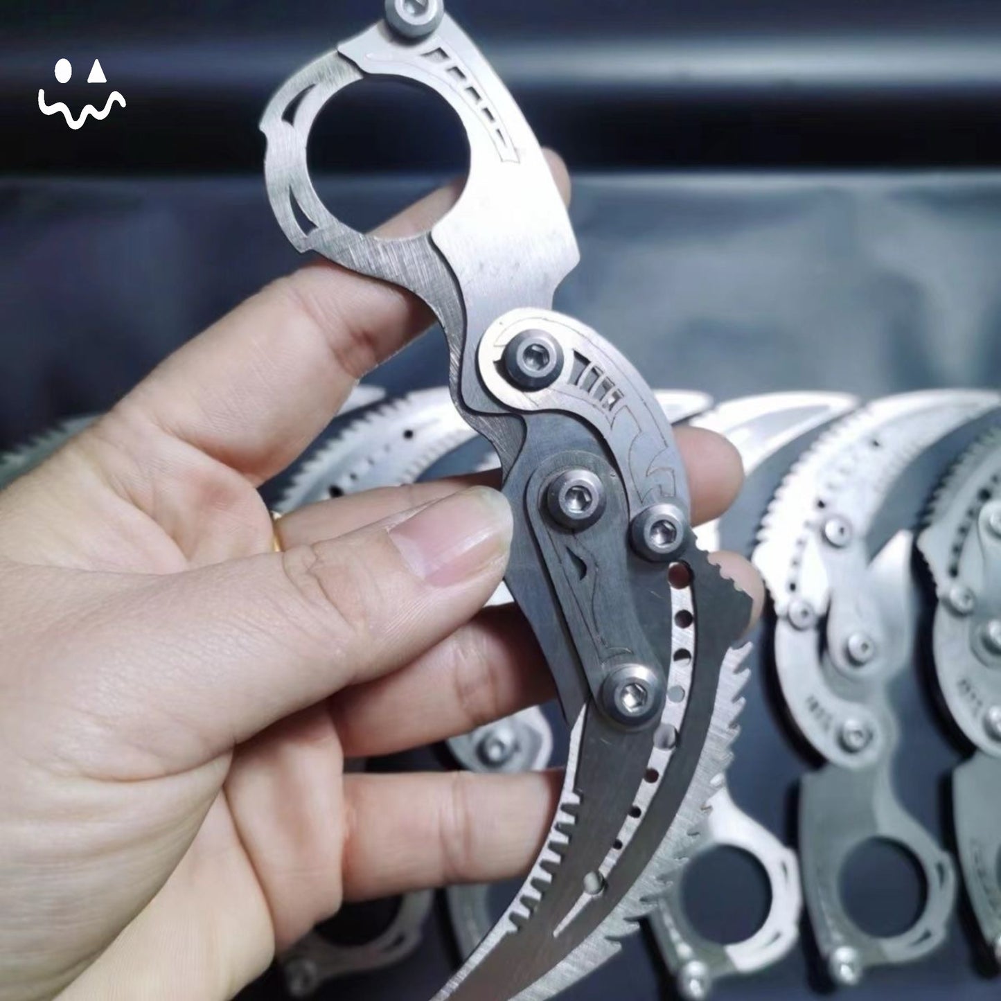 Stainless Steel Karambit Trainer Blunt Blade