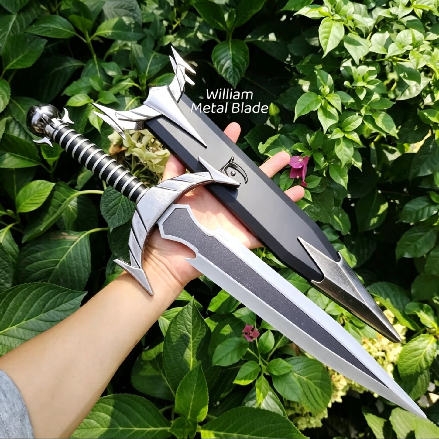 50CM/19.6" Steel Mehrunes Dagon Razor Dagon Dagger Blunt Blade 1:1 Replica