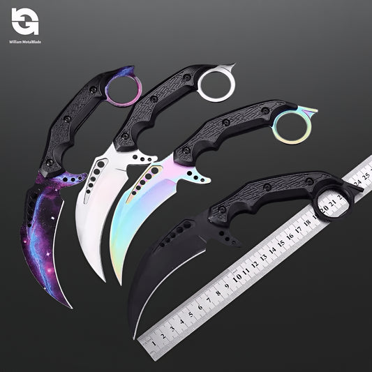 Steel Tactical Talon Knife Sharp Karambit Trainer