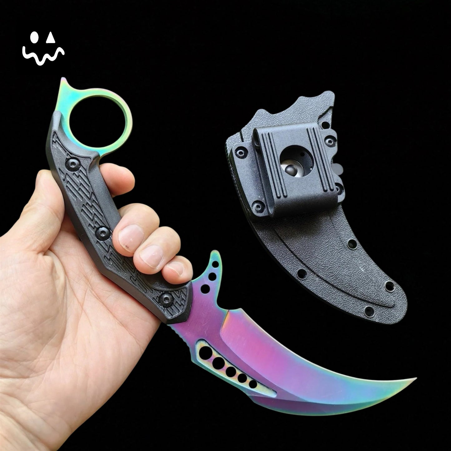 Steel Tactical Talon Knife Sharp Karambit Trainer