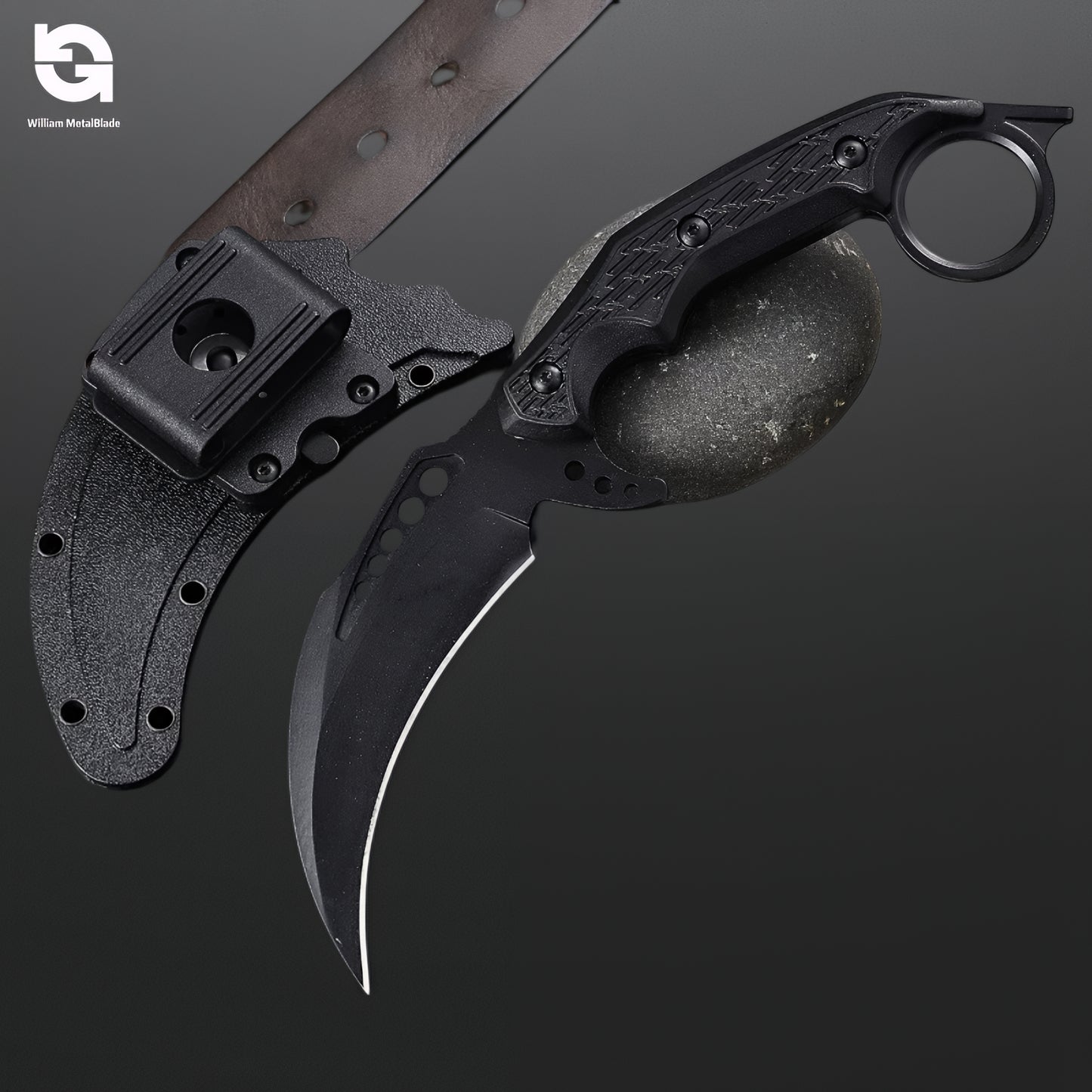 Steel Tactical Talon Knife Sharp Karambit Trainer