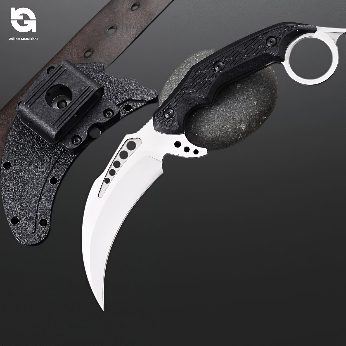 Steel Tactical Talon Knife Sharp Karambit Trainer