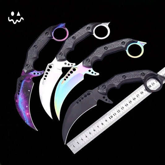 Steel Tactical Talon Knife Sharp Karambit Trainer