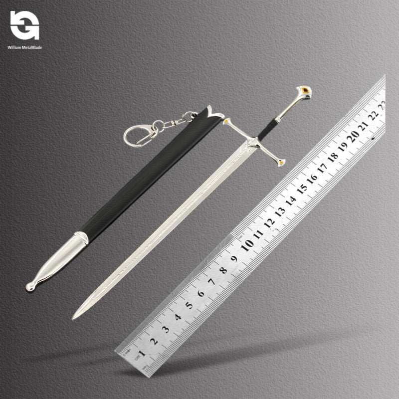 Strider Anduril Blade Tiny Fairy Tale Hero Lsildur Narsil Sword Replica