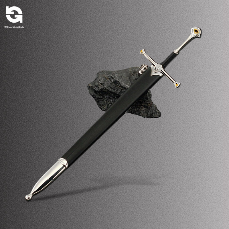 Strider Anduril Blade Tiny Fairy Tale Hero Lsildur Narsil Sword Replica