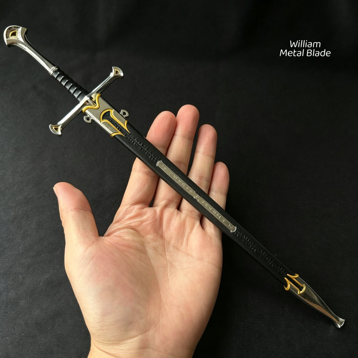 Strider Anduril Narsil Sword Metal Replica With Gift Box