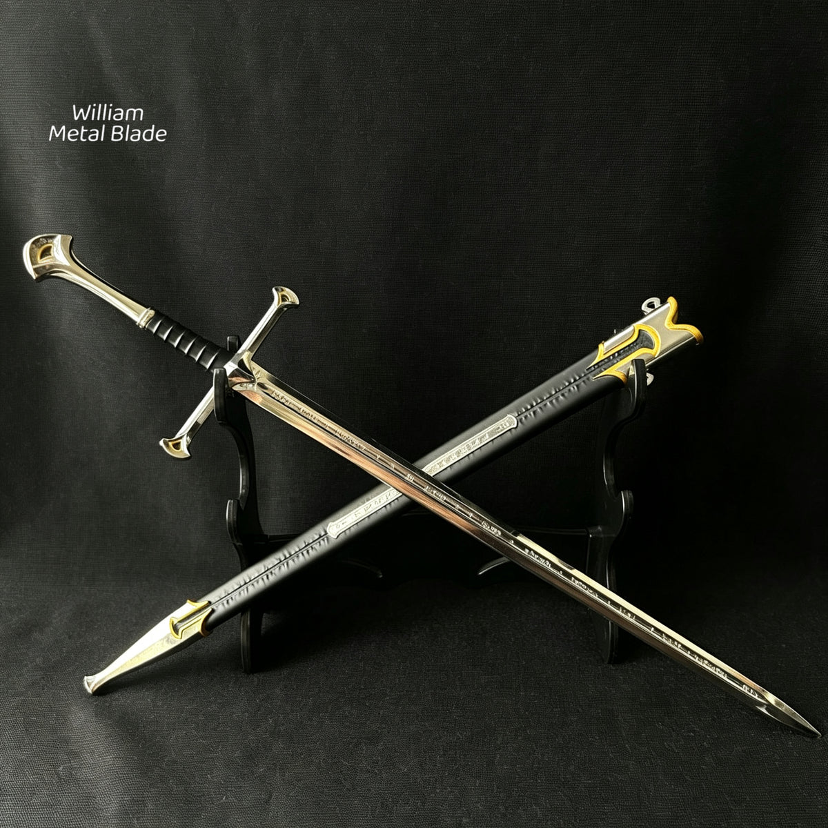 Strider Anduril Narsil Sword Metal Replica With Gift Box