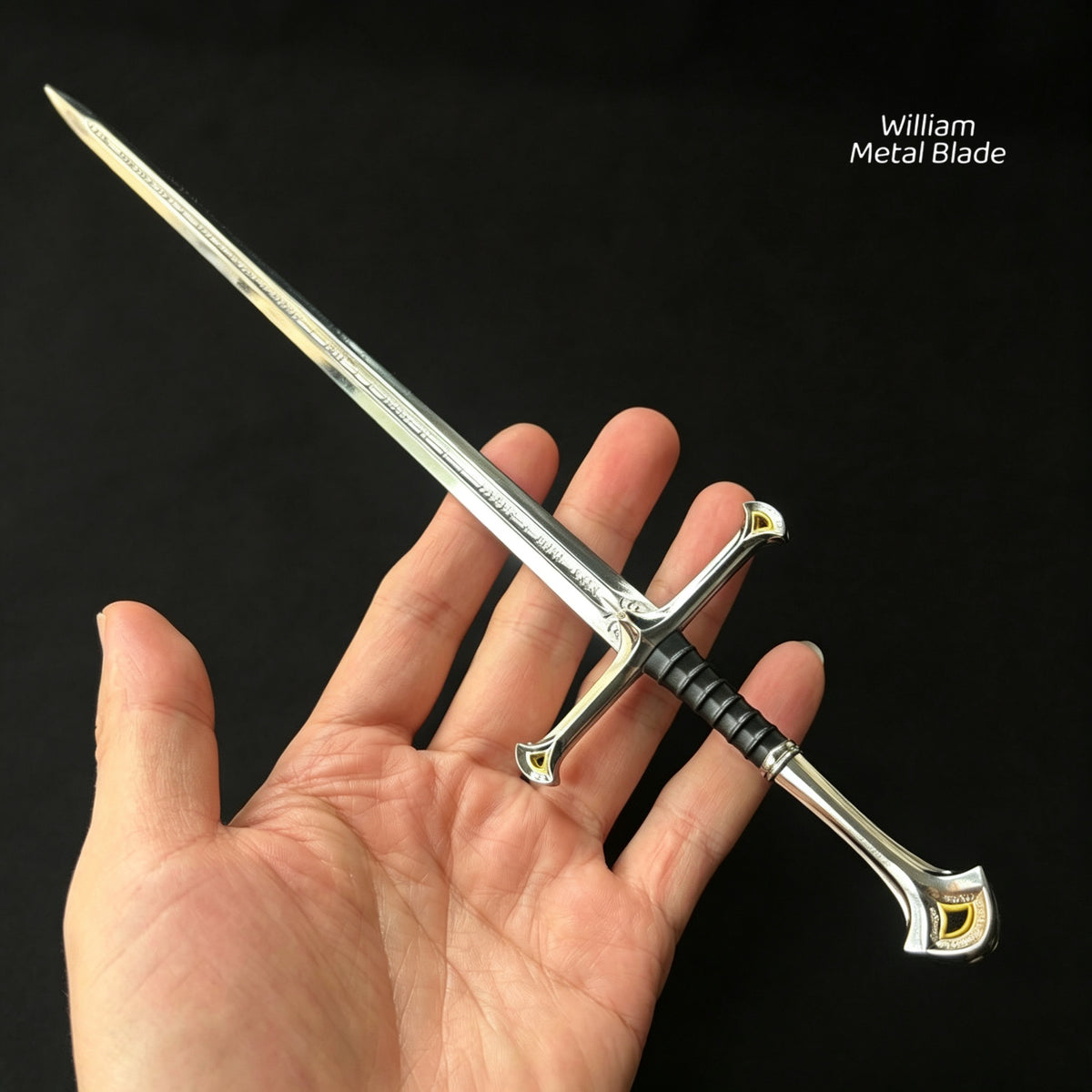Strider Anduril Narsil Sword Metal Replica With Gift Box