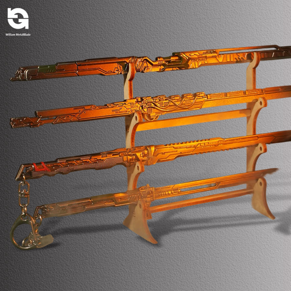 TCGR Mini Katanas Metal Replica 11 In 1 Oack