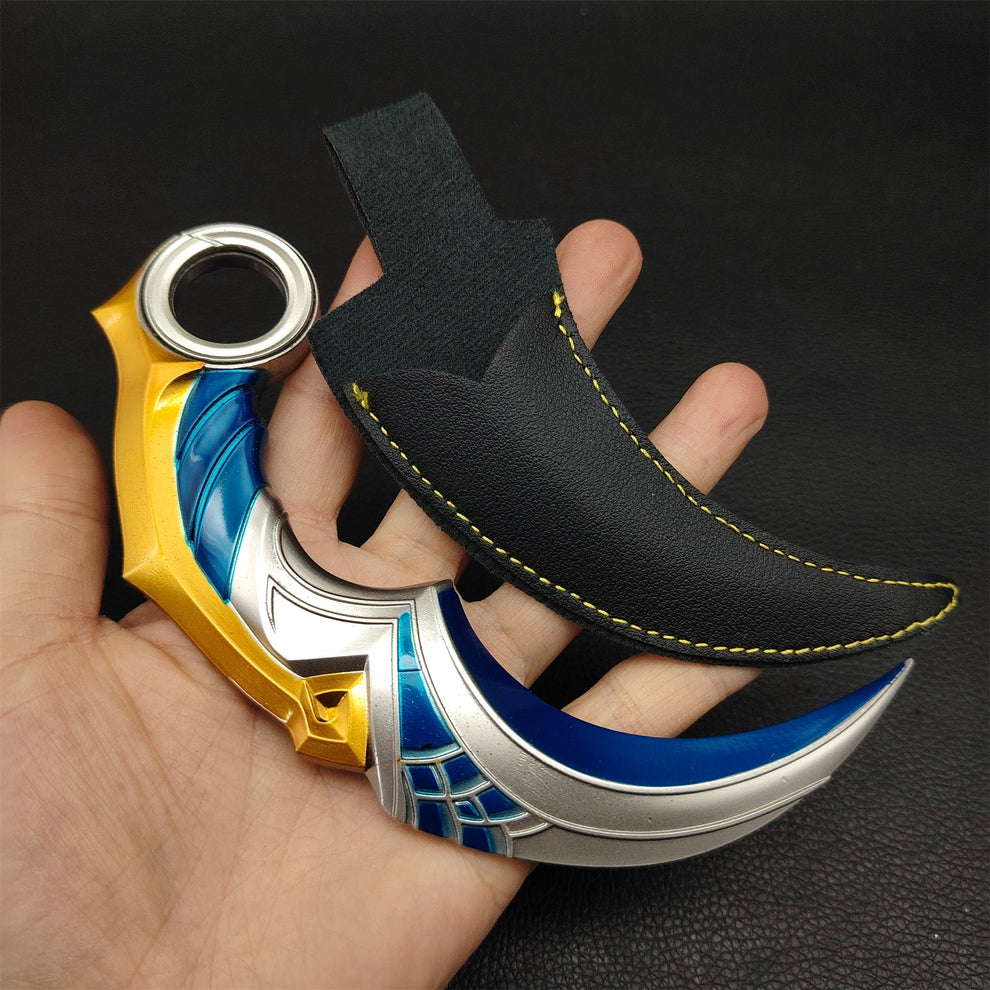 Val Celadon Shadow Claw Metal Karambit Replica – WilliamMetalBlade