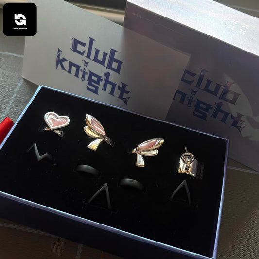 Val CloveClearlove Cosplay Ring S925 Silver Material 9 In 1 Gift Box