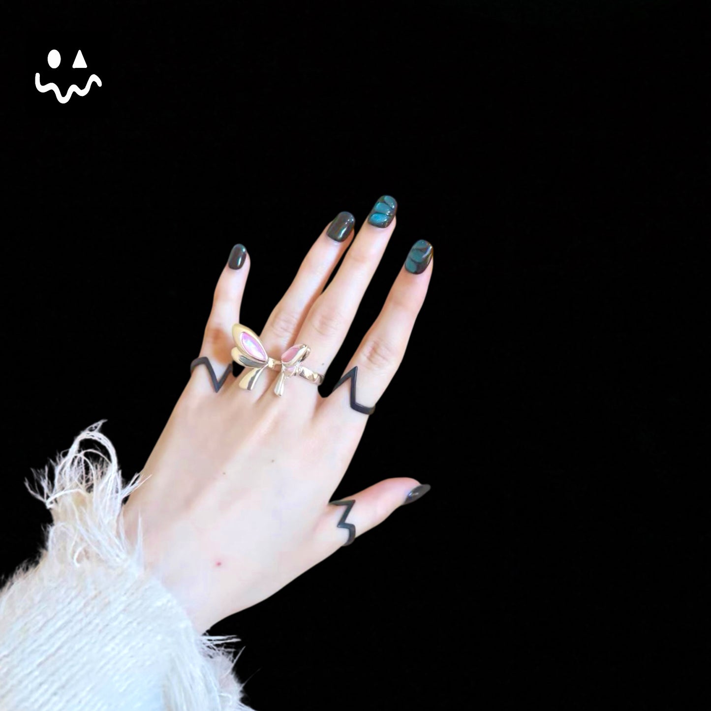 Val CloveClearlove Cosplay Ring S925 Silver Material 9 In 1 Gift Box