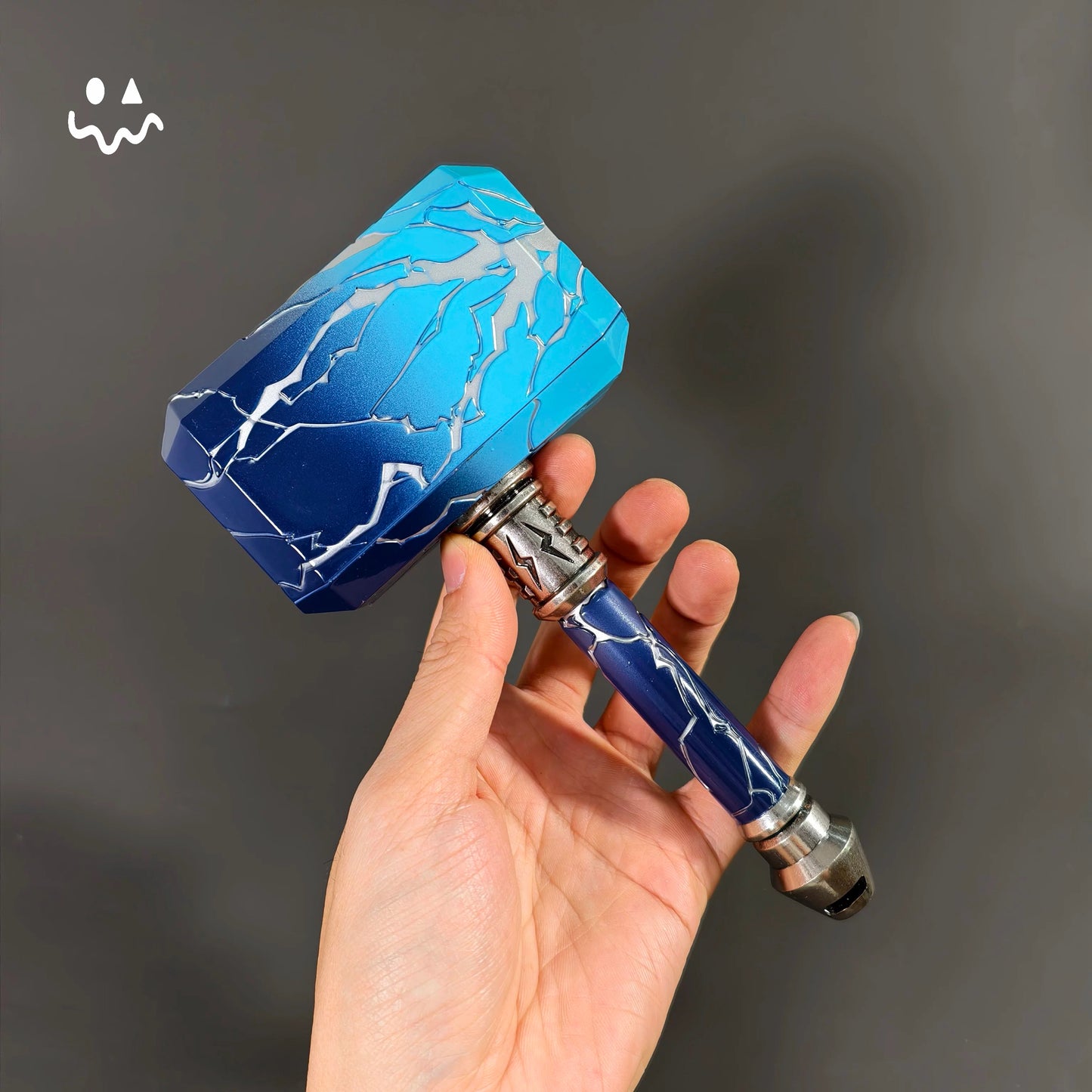 Val Smite Hammer Model Replica Metal Game Weapon Pop