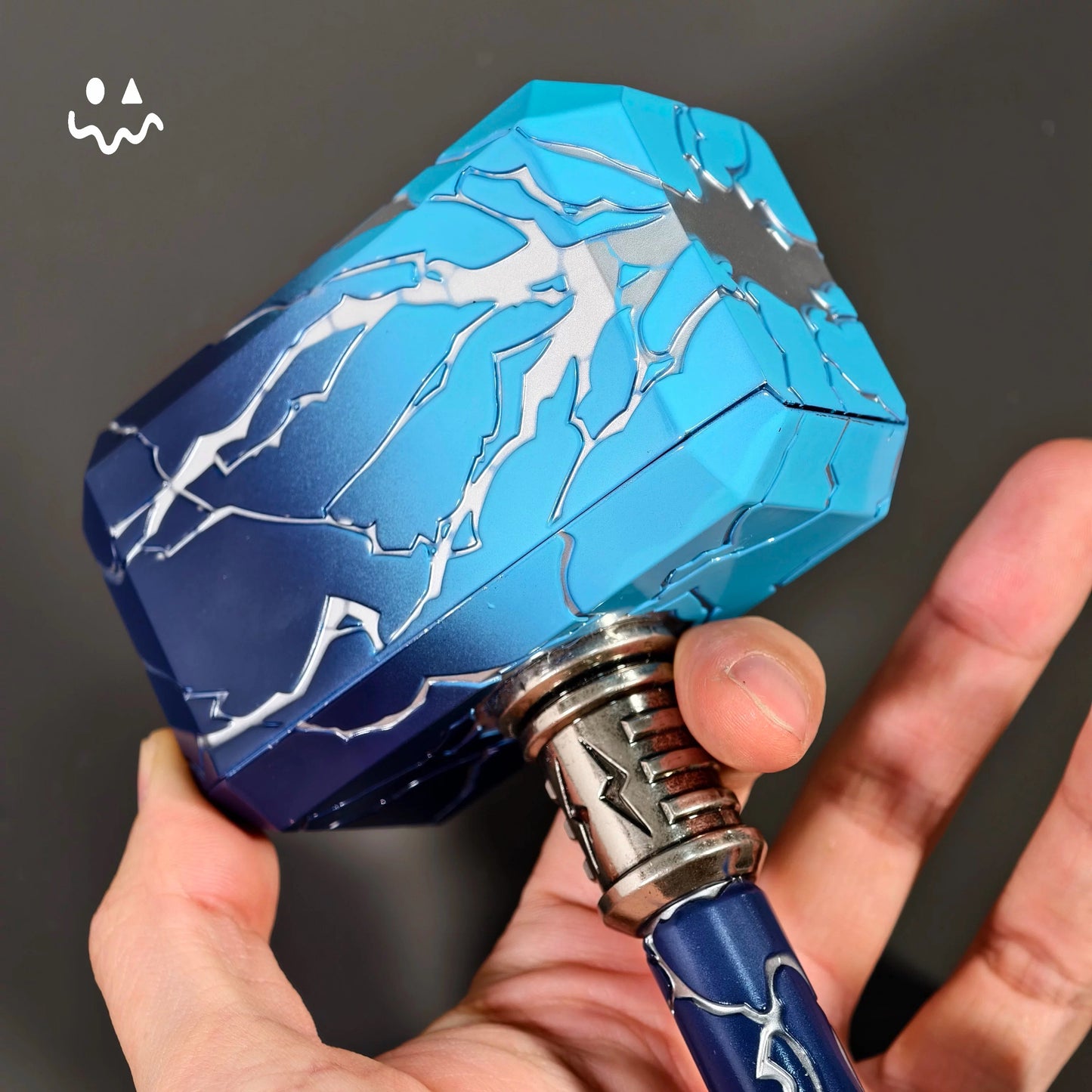 Val Smite Hammer Model Replica Metal Game Weapon Pop