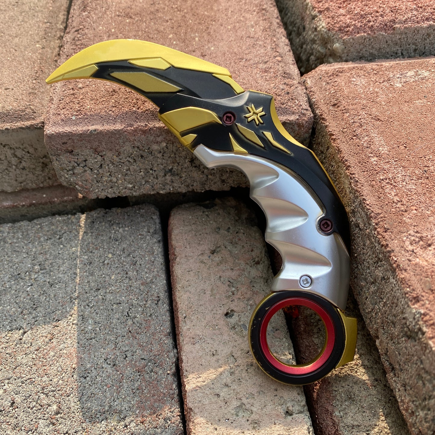 Metal Champion Karambit Blunt Blade Trainer Cosplay Prop