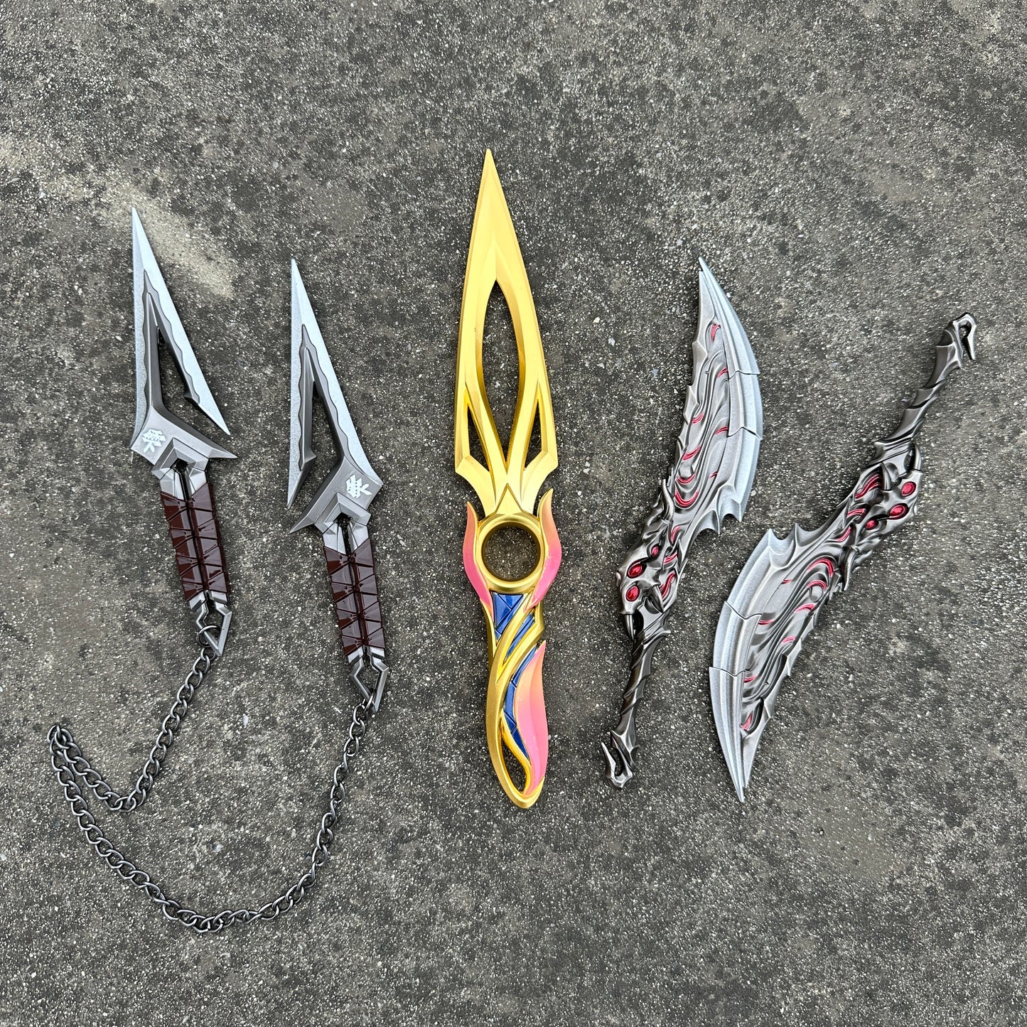 Mystbloom Kunai Kuronami no Yaiba Blades Of Primordia Mini Metal Replica