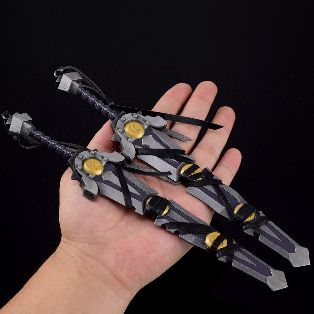 WOW Game Metal The Last Battle Weapons A Pair – WilliamMetalBlade